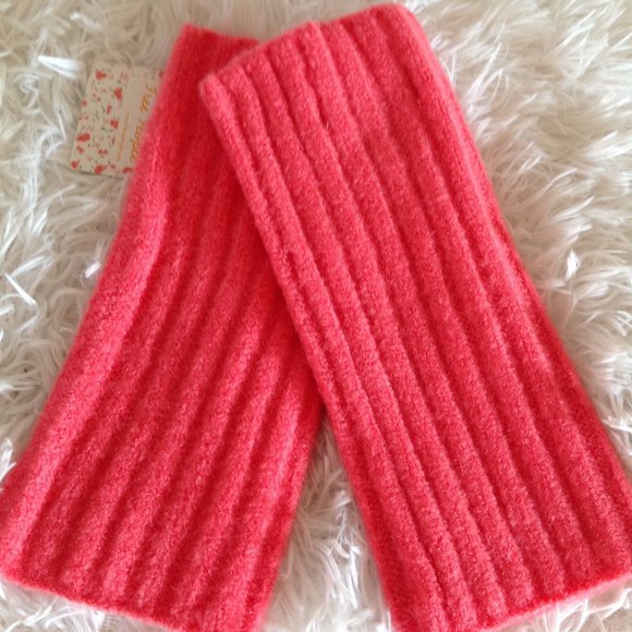 Free People Outside The Lines Arm Warmers Barbiecore - Picture 4 of 7